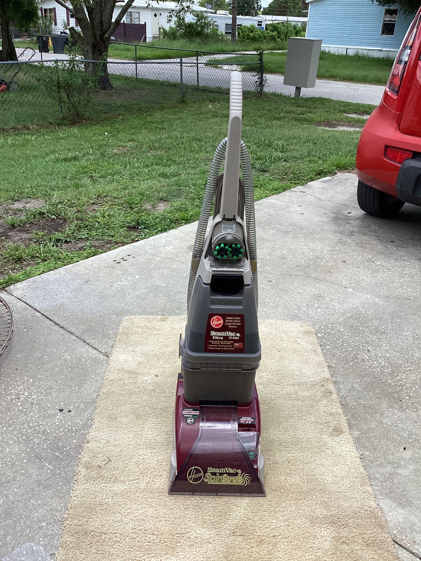 Hoover Spin And Scrub With Upholstery Hose And 2 Tools, Perfect Condition