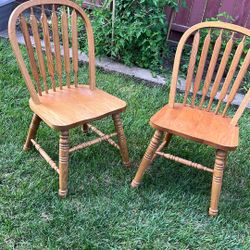 Nice Wood Chairs $10 each 