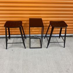 Stool & Table Set