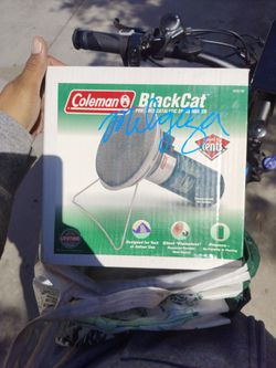 Coleman black cat propane heater brand new inbox and 40 bucks firm