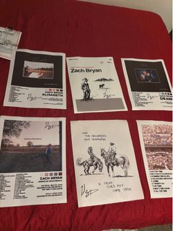 Zach Bryan fabric prints