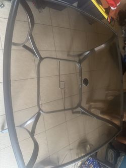 Temper glass table and chairs