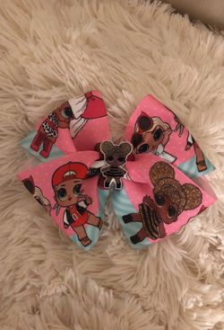 LOL DOLL HAIR BOW 3” RIBBON