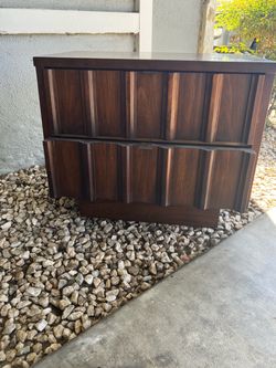 Mid Century Modern Brutalist night stand