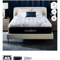 Brand New Novaform Gel Memory Foam Queen Mattress 