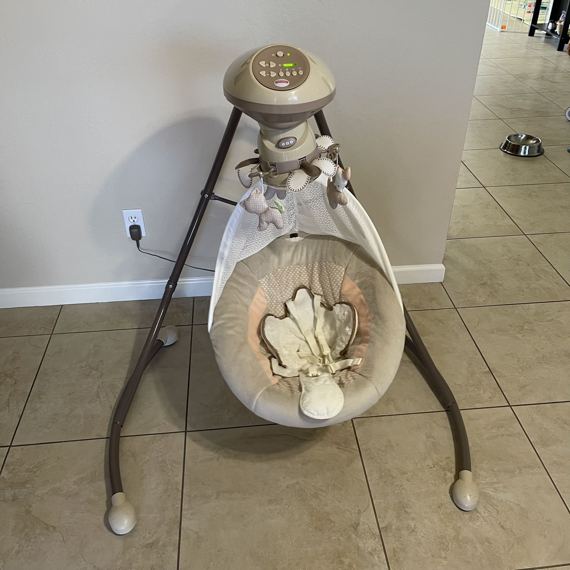 FisherPrice Baby Swing Snugapuppy Cradle & Swing for Sale in Phoenix, AZ OfferUp