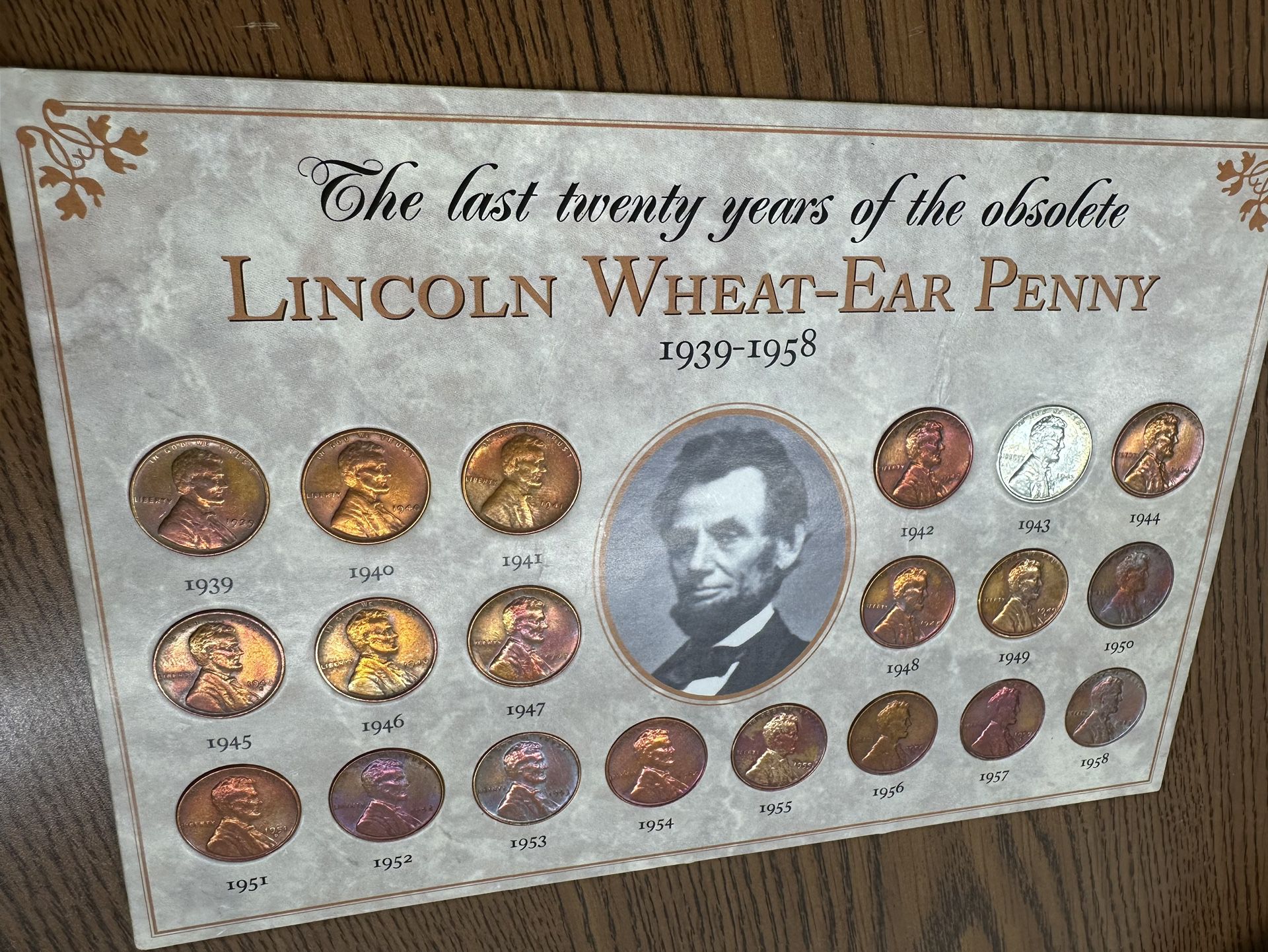 Toning Wheat Penny Set 1(contact info removed)