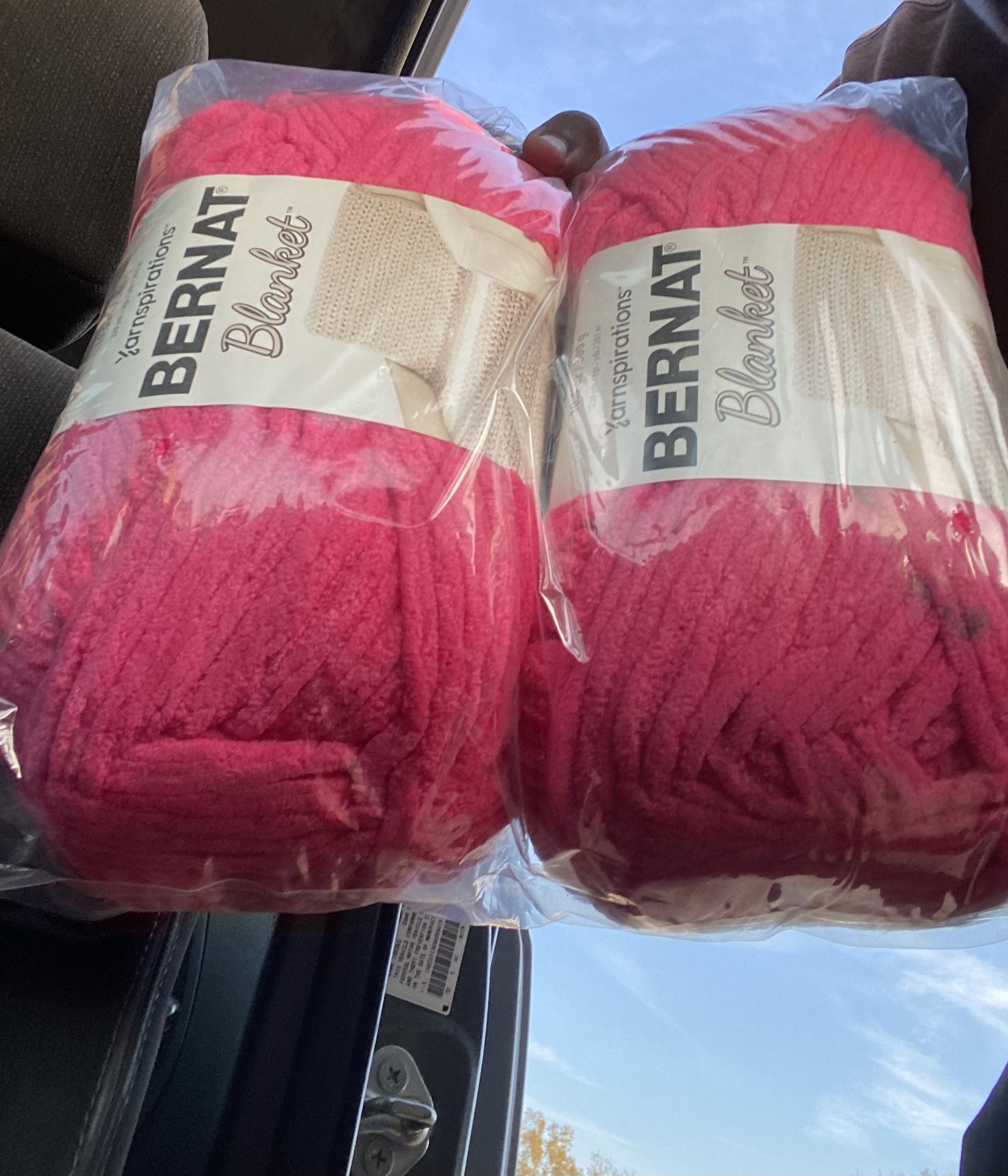 Hot Pink Blanket Yarn
