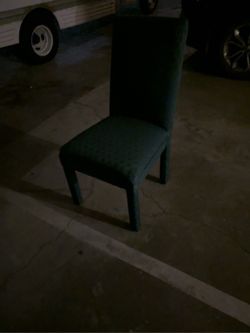 Emerald Green Upholstered Accent / Dining Chair