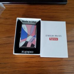 Supreme X Emilio Pucci Zippo Lighter 