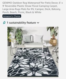 GENIMO new 6X9 outdoor waterproof rug