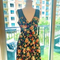 beautiful flowery dress