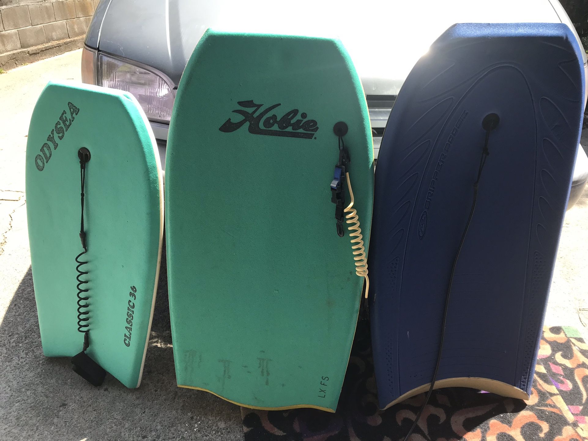 Boogie Boards Bodyboard Lot X3 Morey Hobbie