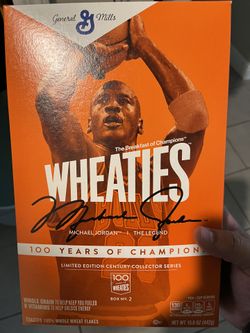 Michael Jordan Wheaties Box Mint Condition (cereal Still Inside)
