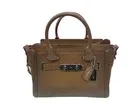 Coach Swagger 227 Burnished *Rare* Leather Saddle Bag! (AZP031292)