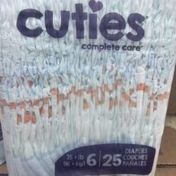 Diapers. New. Sizes. 6