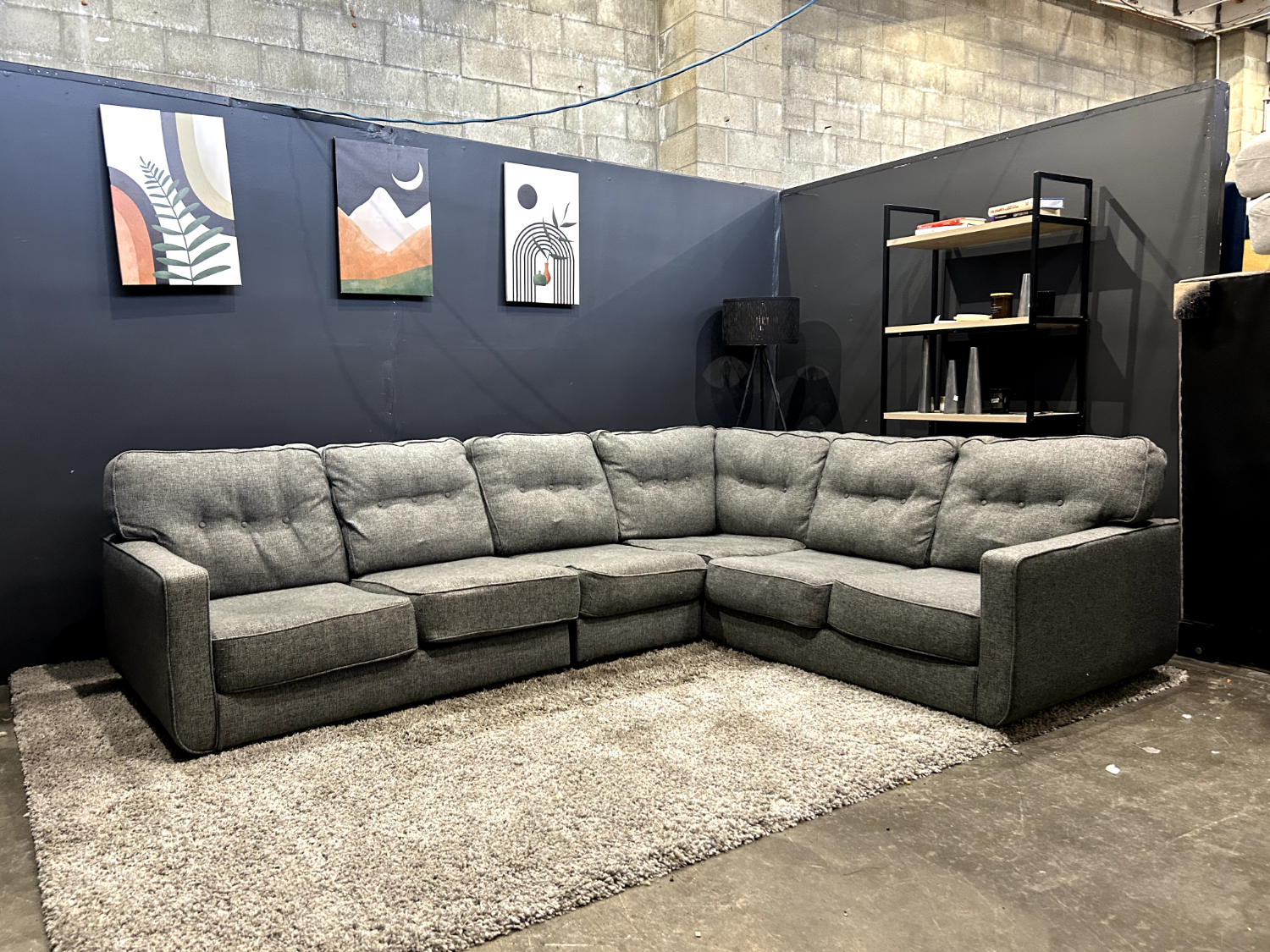 Ashley Zardoni 3 Piece Sectional Sofa (Retails $1,400)- Delivery Available!