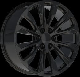 26x10 REPLICA 204 BLACK Wheels