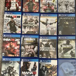 PS4 Games (16 Total)