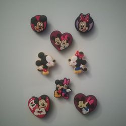 Mickey Mouse and Minnie Mouse Croc Charms 