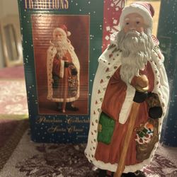 Traditions Vintage Porcelain Santa Collector 