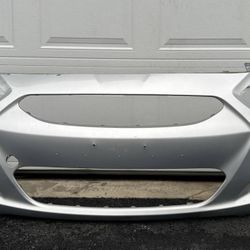 SILVER HYUNDAI ACCENT 2014 2015 2016 2017 FRONT BUMPER