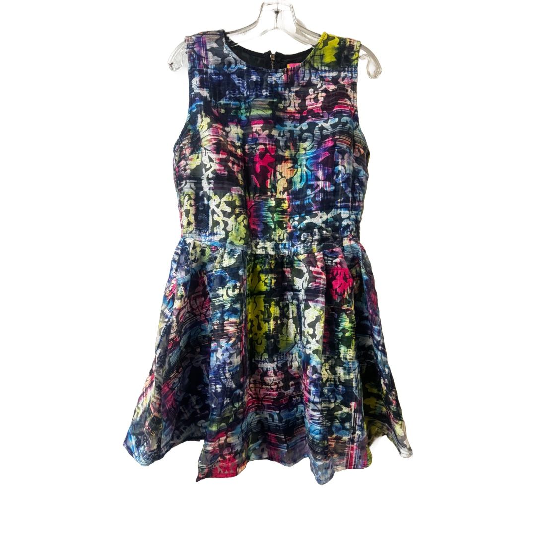English Rose Colorful Mini Dress