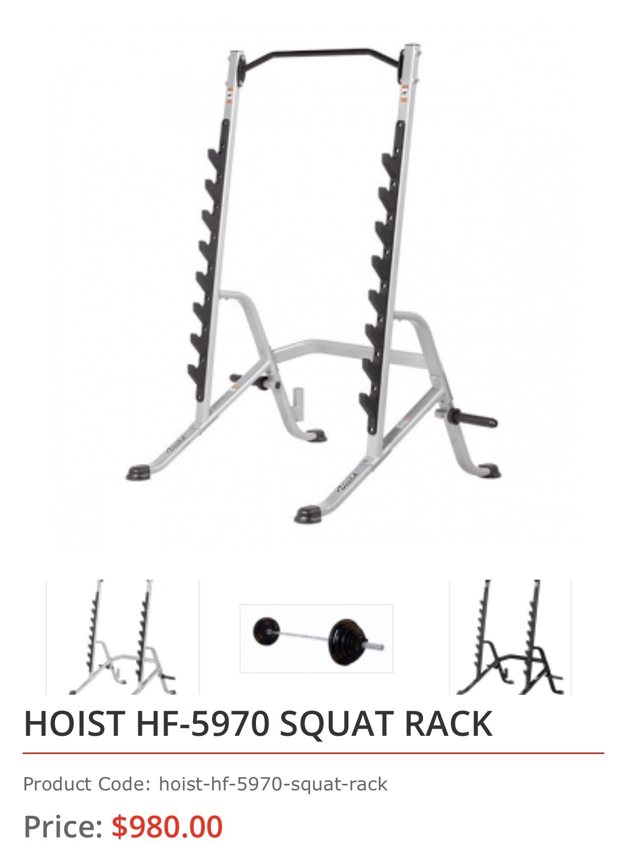 Hoist HF-5970 Squat/Bench Press Rack