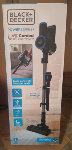 Black+Decker PowerSeries+ Corded 3-in-1 Stick Vacuum