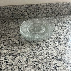 Small Princess House Glass Plates