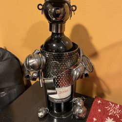 2 Wine Bottle Holders Sports Figures