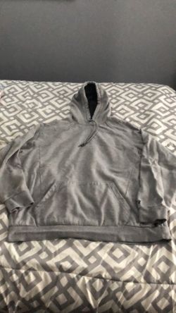 Men’s size xl heavyweight gray Russell’s hoodie