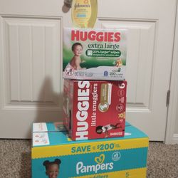 Diapers Huggies And Pampers 