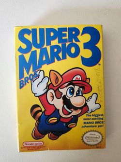 Super Mario Bros. 3 Nintendo NES 1990 CIB Box Manual Sleeve Inserts Complete