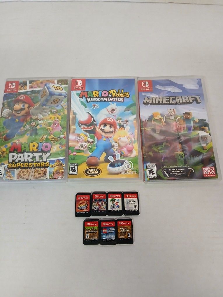 Nintendo Switch Games All For 350$