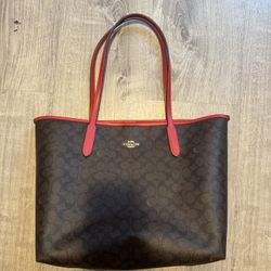 COACH City Tote Bag In Signature Canvas