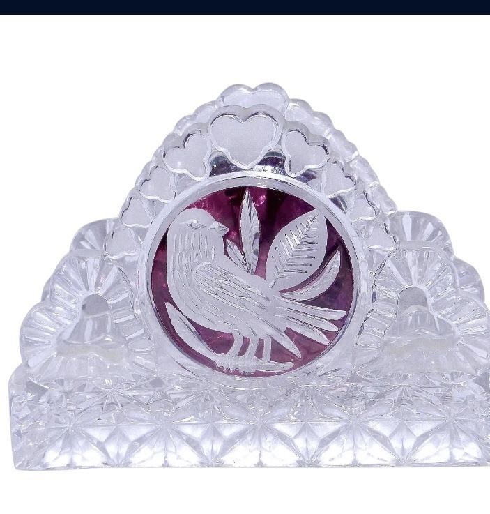 German Crystals With The Red Ruby Bird