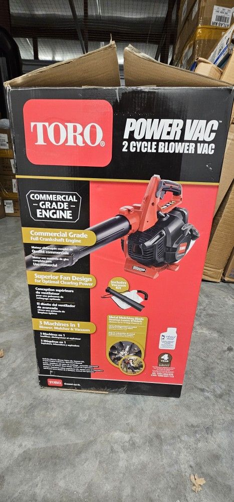 Toro Power Vac Blower/ Vacuum/Mulcher