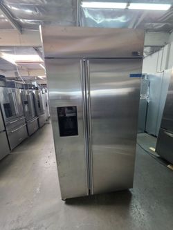 42" GE MONOGRAM BUILT IN STAINLESS STEEL REFRIGERATOR