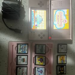 Nintendo Ds Lite With 9 Games . Mario Games Included 