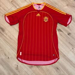 Spain 2006 Red Home adidas Jersey Men Small