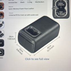 Car Rear Seat Armrest 