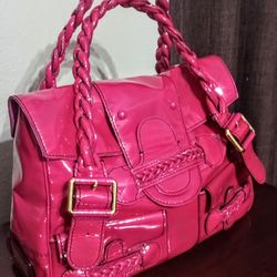 Valentino Garavani Pink Histoire Braided Handle Leather Shoulder Bag Tote