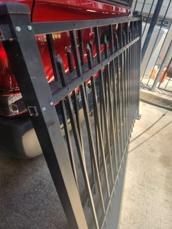 Aluminum fence sections