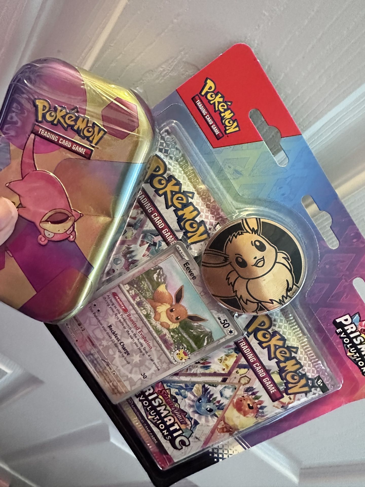 Pokemon Prismatic Blister Packs And 151 Tin. Sealed