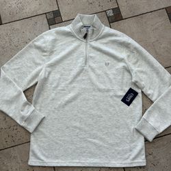 NWT Chaps men’s Quarter-Zip Pullover size L