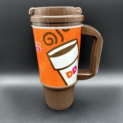 Dunkin Donuts WHIRLEY Drink Works Coffee Travel Mug W/Lid