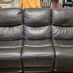 Leather sofa