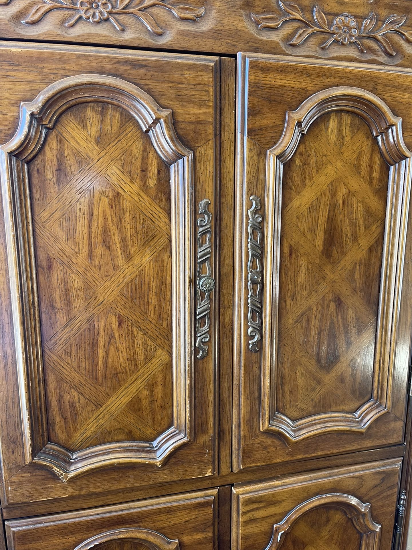 Drexel Heritage Vintage Antique Toll Armoire Collection