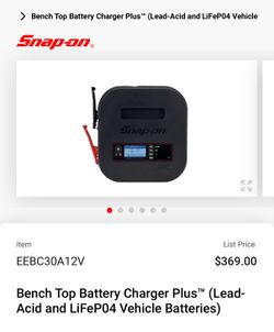 Snap-on Battery charger new